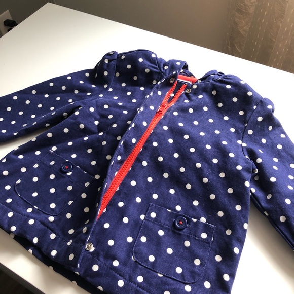 12-24M Girls: Polka Dot Jacket - Picture 2 of 5